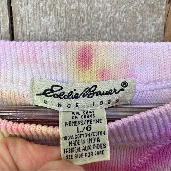 Tye Dyed Eddie Bauer Sweatshirt L - Picture 4 of 5